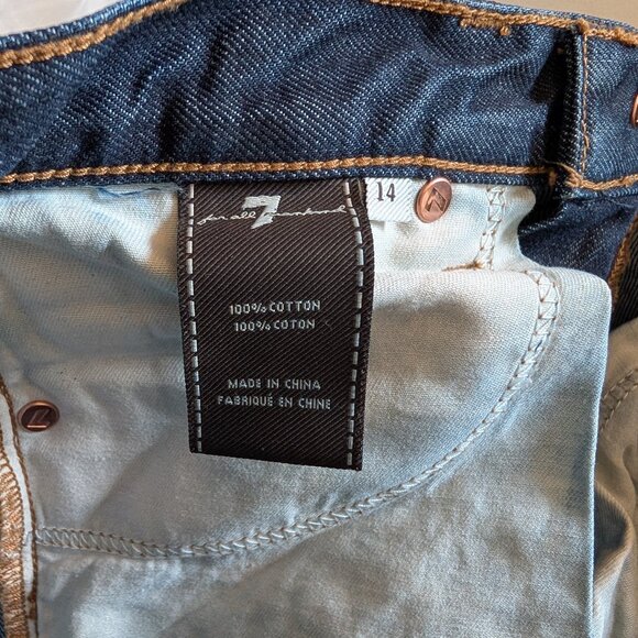 7 for all Mankind Men's Paxtyn Jeans Skinny Slim 28x31 Dark Wash Denim NWOT - Picture 9 of 10